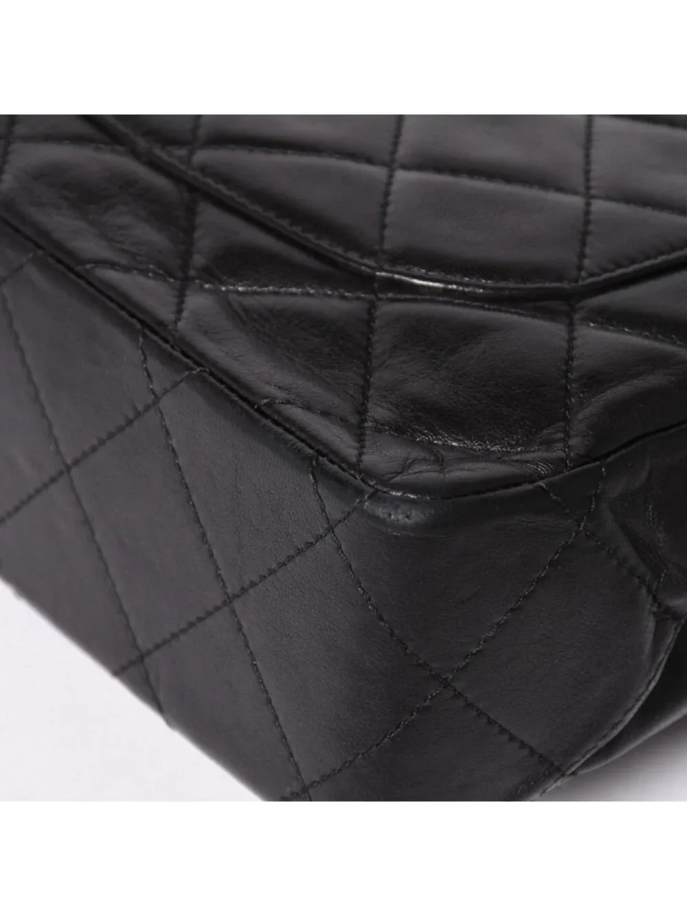 Chanel Quilted Double Flap Chain Shoulder Bag Limited Edition CC Logo Lambskin